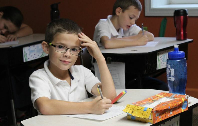 Students at Chestnut Street Christian School